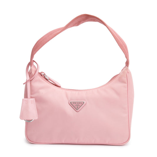 Prada 2021 Pink Re-Edition 2000 Re-Nylon Mini Bag