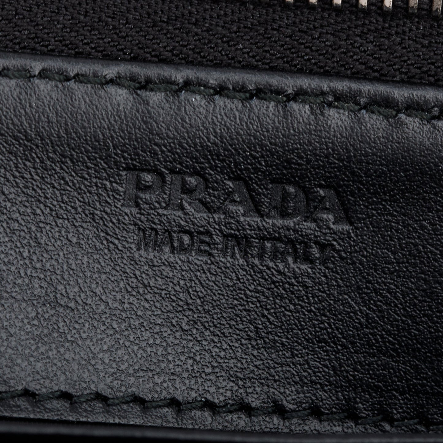 Prada 2022 Black Saffiano Travel Leather Belt Bag