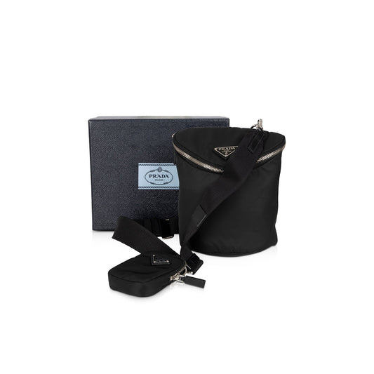 Prada 2022 Re-Nylon and Leather Shoulder Bag