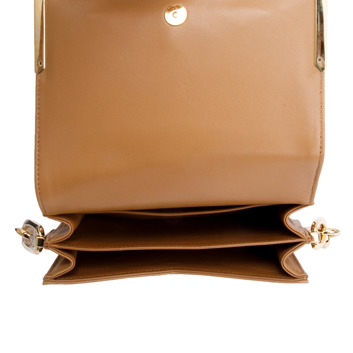 Prada 2024 Beige Quilted Nappa Leather Shoulder Bag