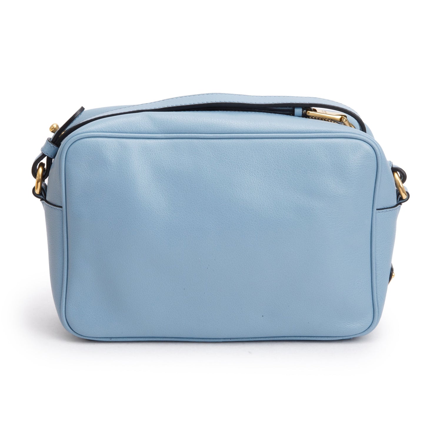 Prada Astrale Glace Calf Leather Logo Camera Crossbody Bag