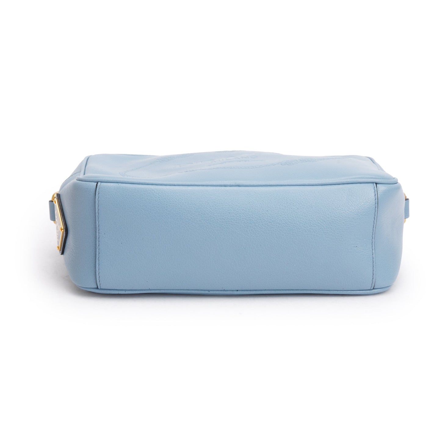 Prada Astrale Glace Calf Leather Logo Camera Crossbody Bag