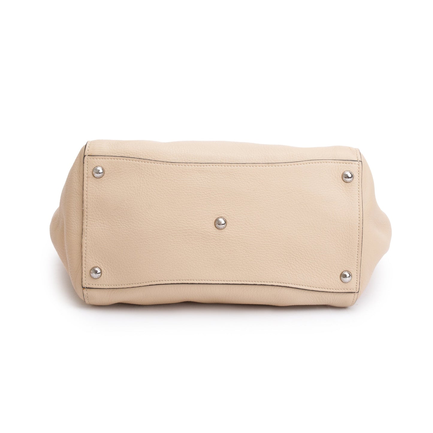 Prada Beige Cervo Medium Twin Pocket Tote