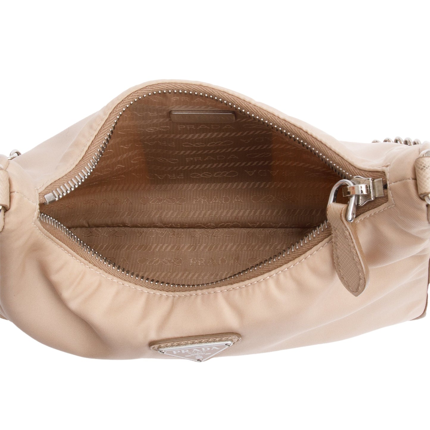 Prada Beige Re-Edition 2005 Re-Nylon Shoulder Bag
