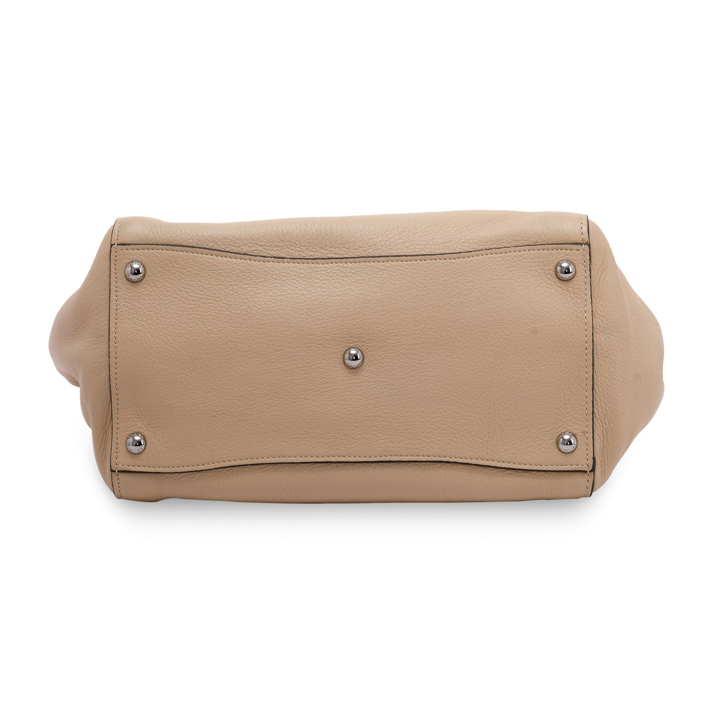 Prada Beige Vitello Daino Twin Pocket Tote