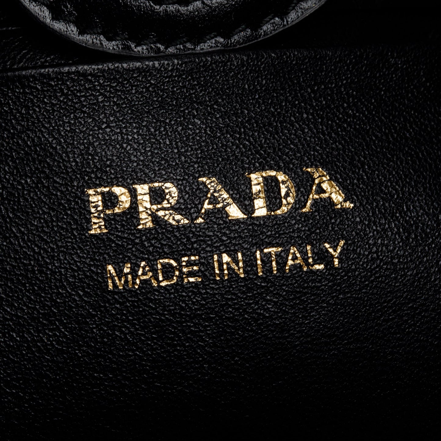 Prada Black Box Calf Leather Cleo Bag