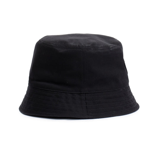 Prada Black Canvas Bucket Hat