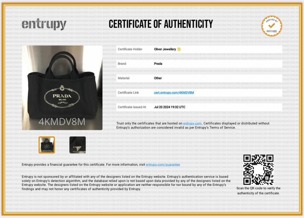 Prada Black Canvas Canapa Logo Tote