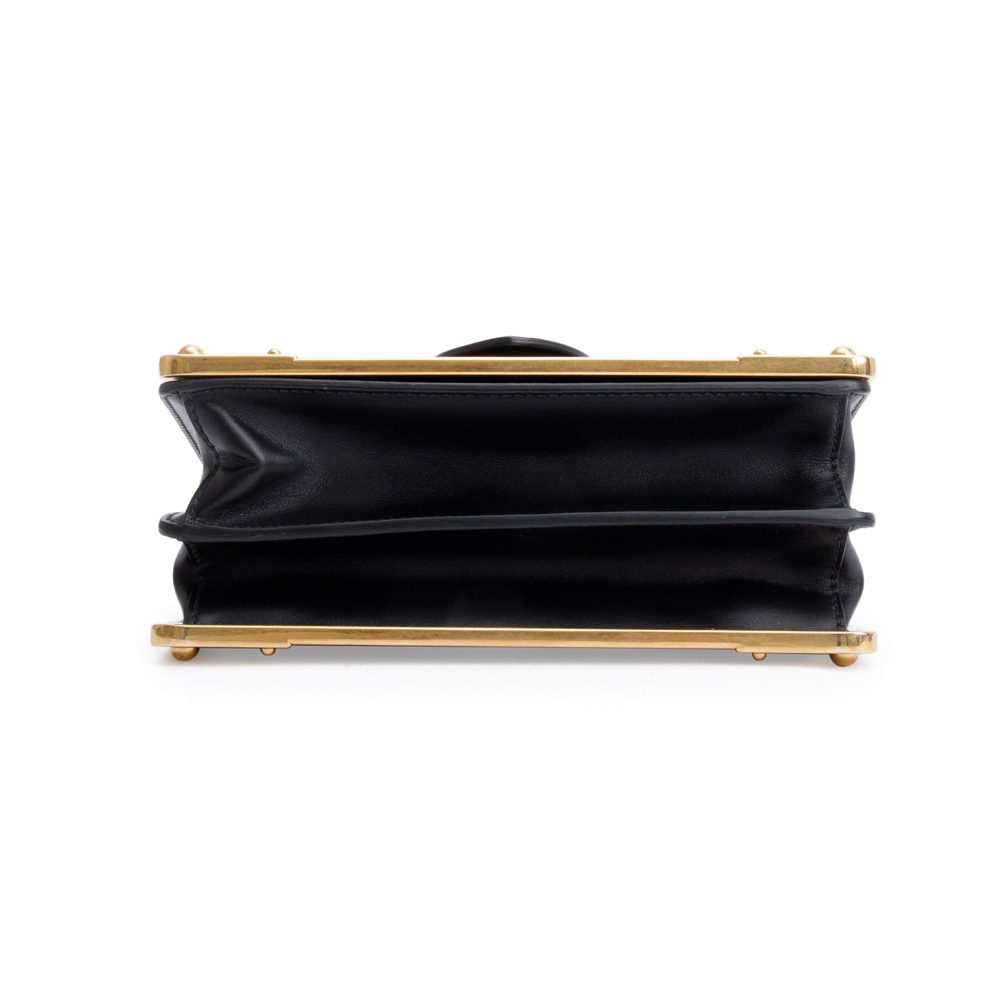 Prada Black City Calf Saffiano Cahier Bag