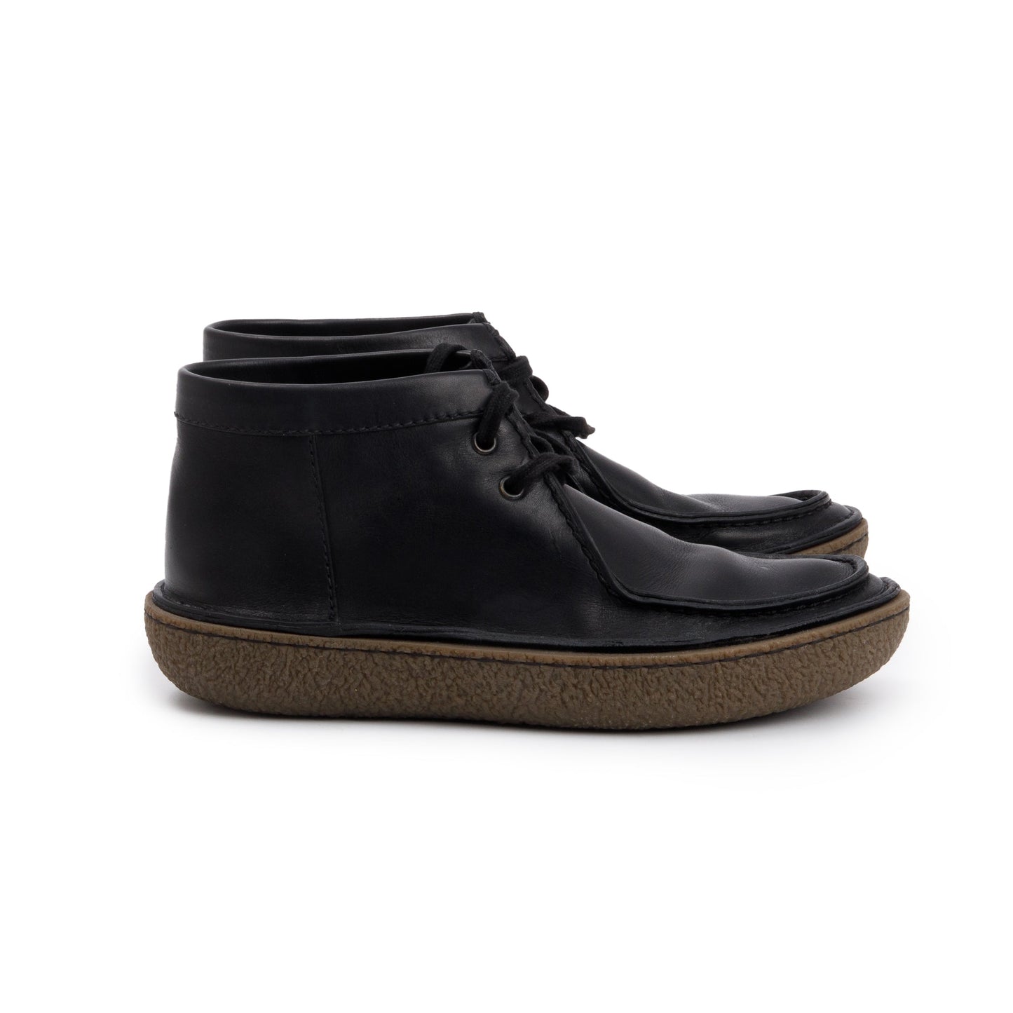 Prada Black Leather Laced Tassel Ankle Boots, Size 6
