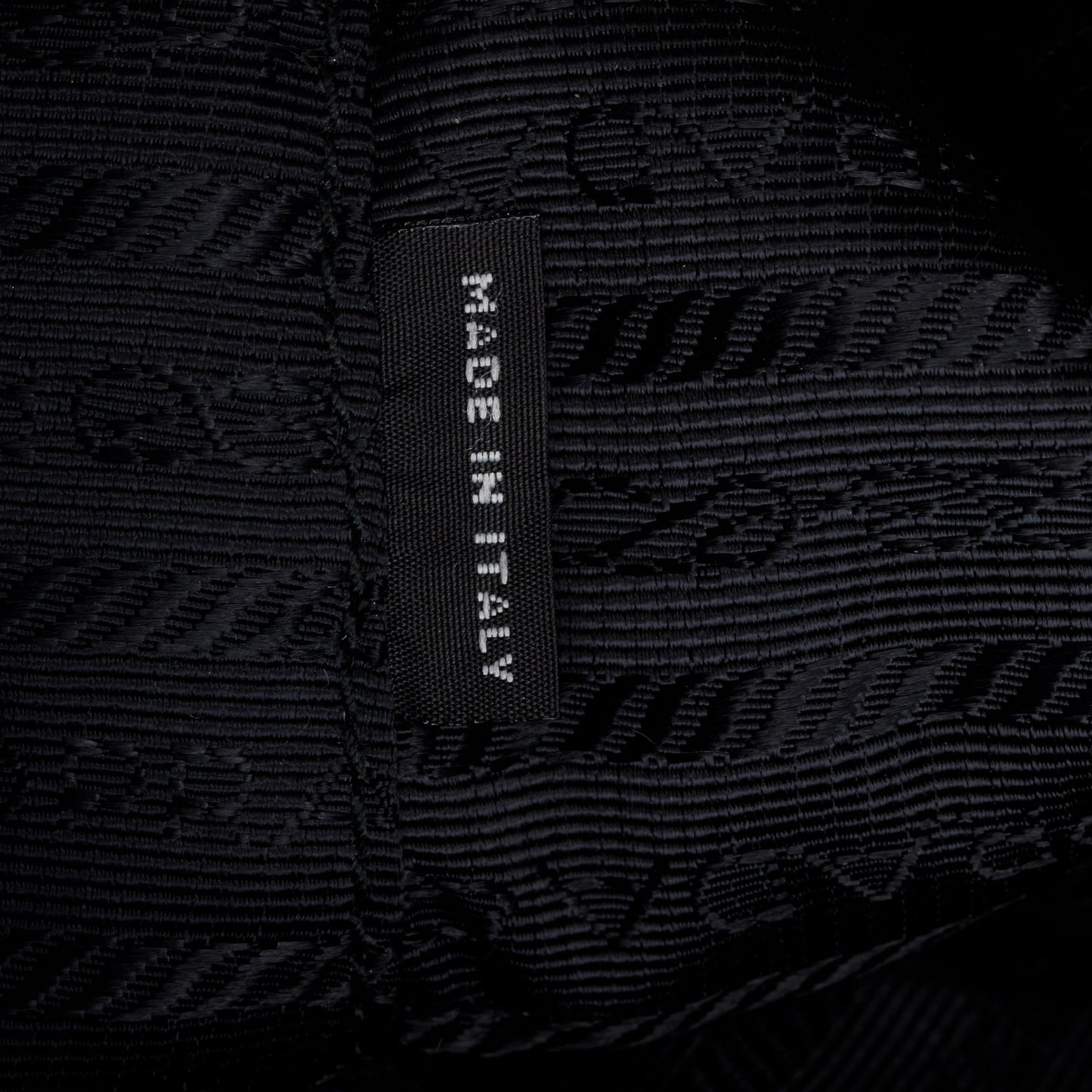 Prada Black Leather Trimmed Tessuto Nylon Tote