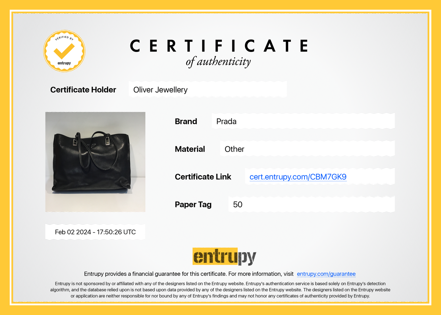 Prada Black Nappa Acciaio Tote