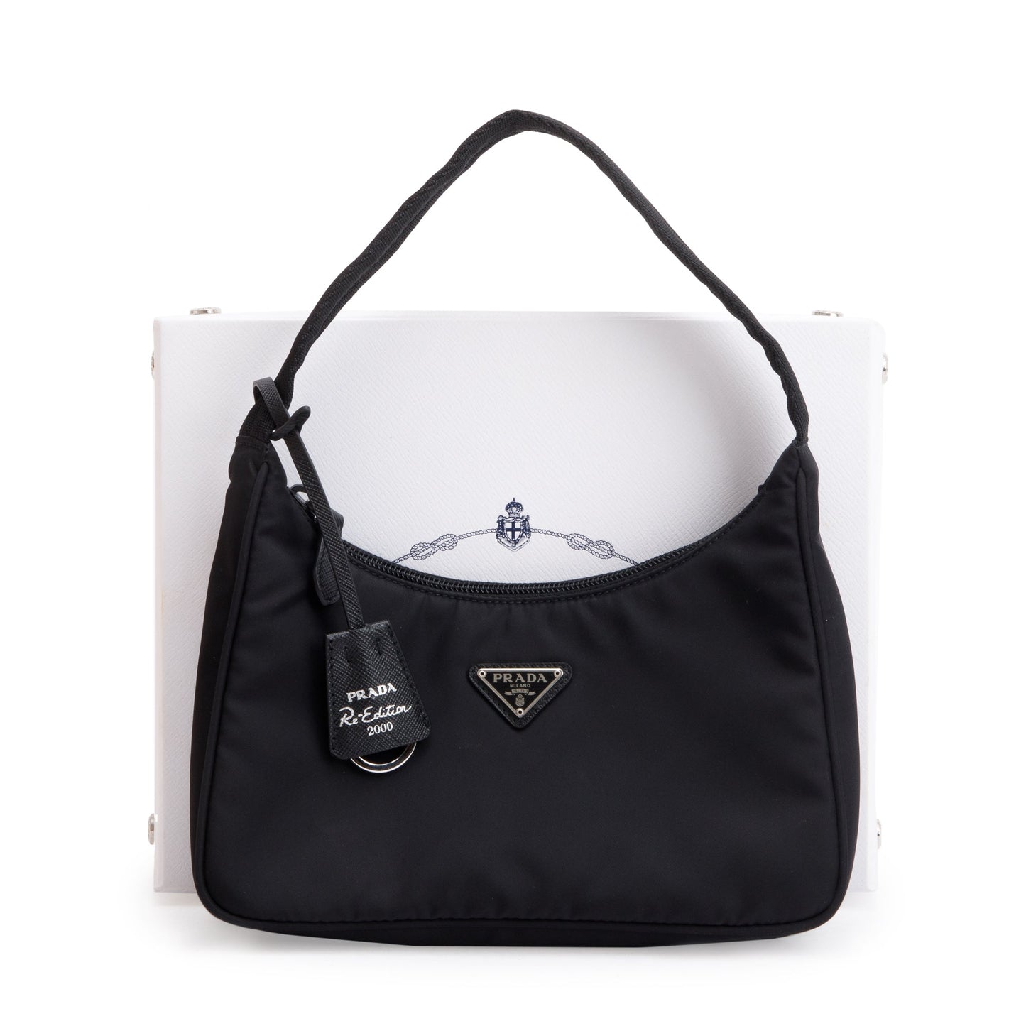 Prada Black Re-Edition 2000 Re-Nylon Mini Bag