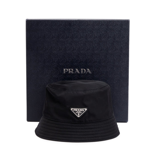 Prada Black Re-Nylon Bucket Hat
