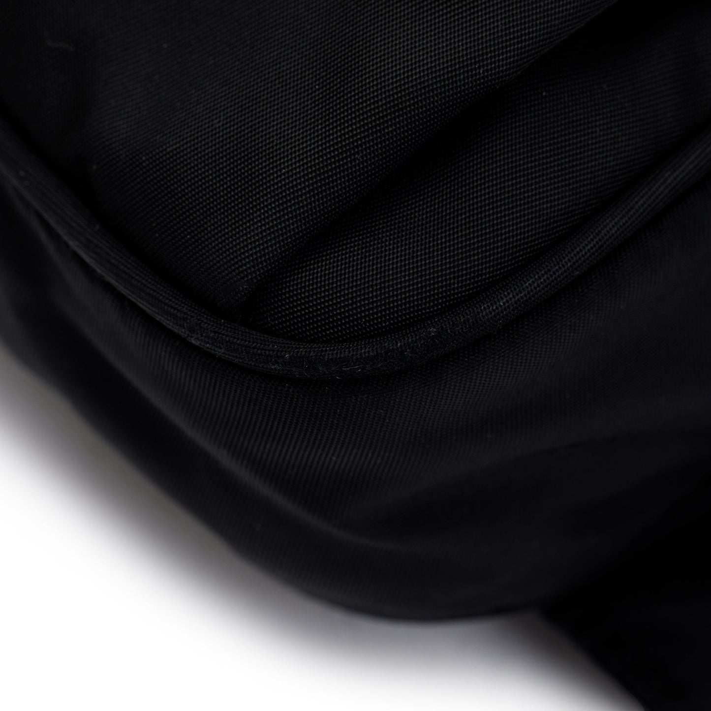 Prada Black Re-Nylon & Saffiano Leather Belt Bag