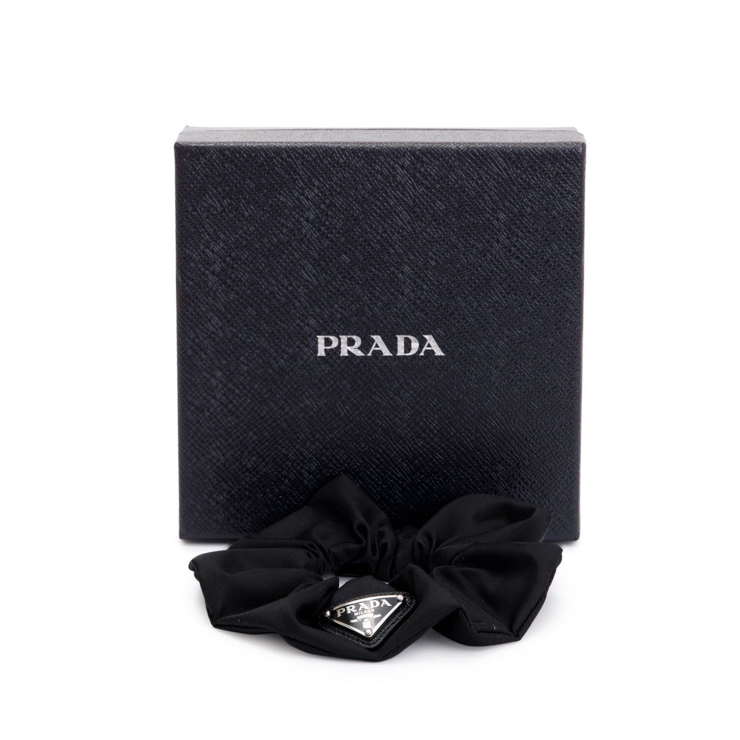 Prada Black Re-Nylon Scrunchie