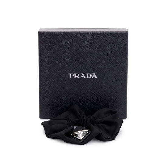 Prada Black Re-Nylon Scrunchie