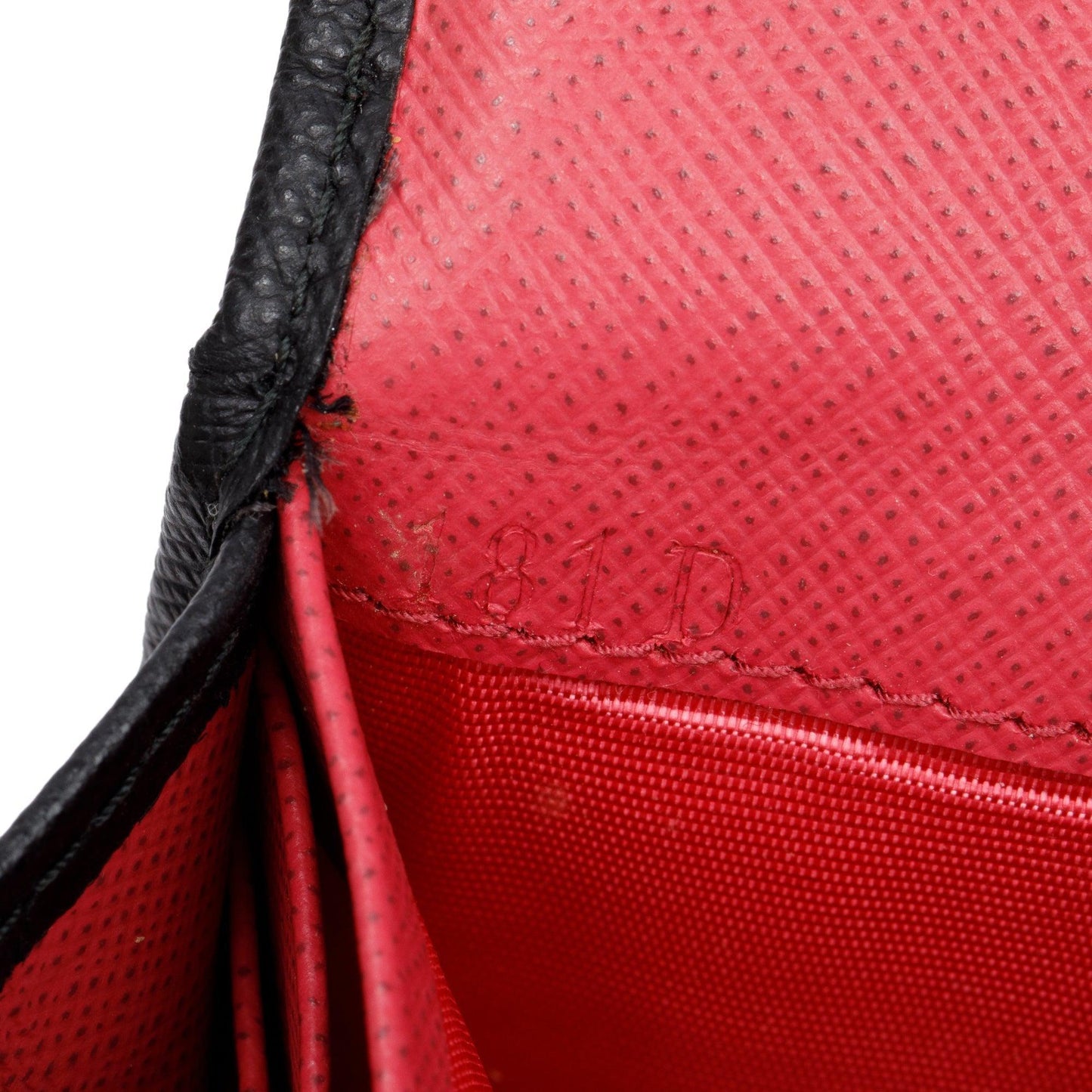 Prada Black Saffiano Leather Continental Wallet
