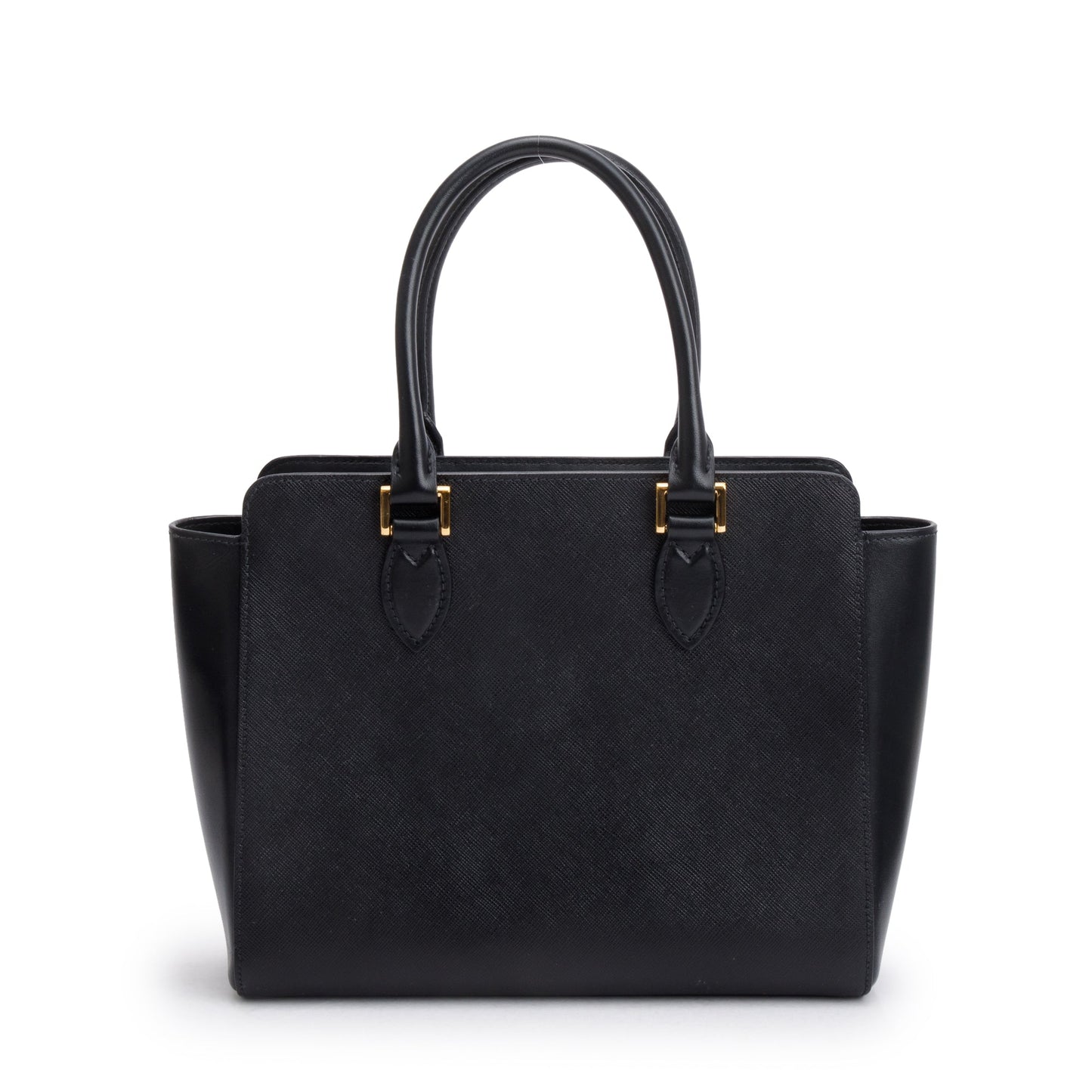Prada Black Saffiano Soft Calf Leather Tote