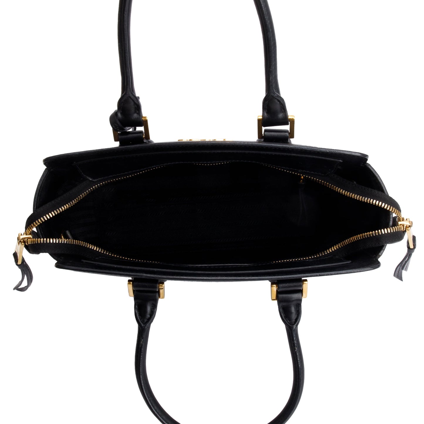 Prada Black Saffiano Soft Calf Leather Tote