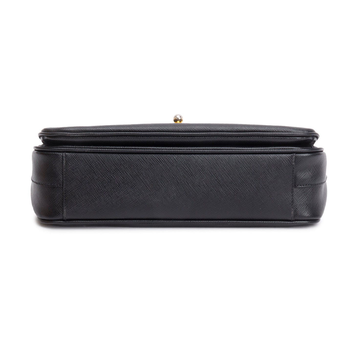 Prada Black Saffiano Top55 Handle Tote