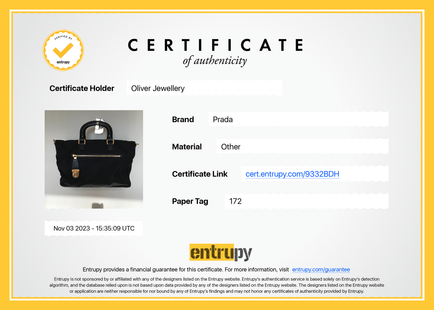 Prada Black Saffiano-Trimmed Tessuto Nylon Tote