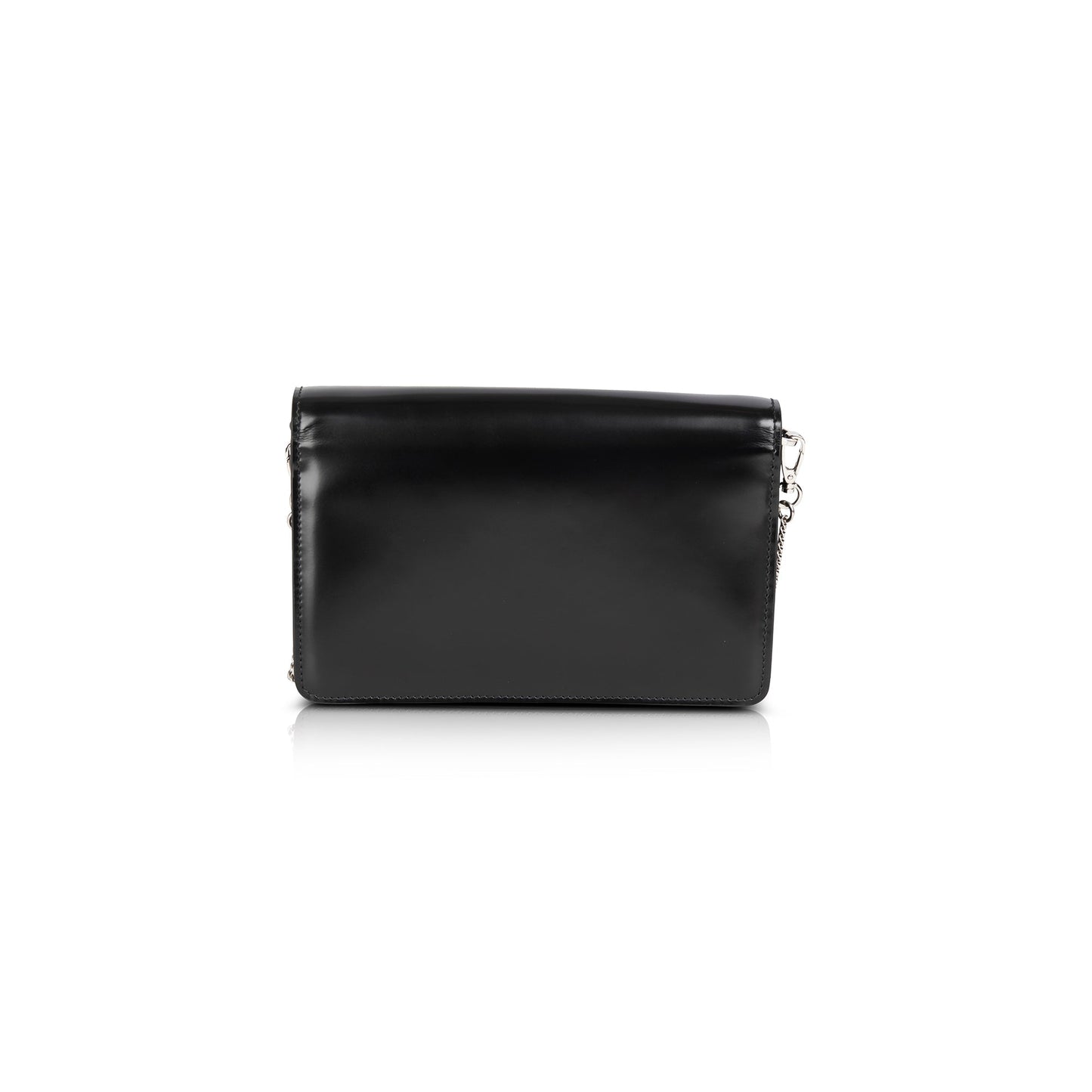 Prada Black Spazzolato Leather Shoulder Bag