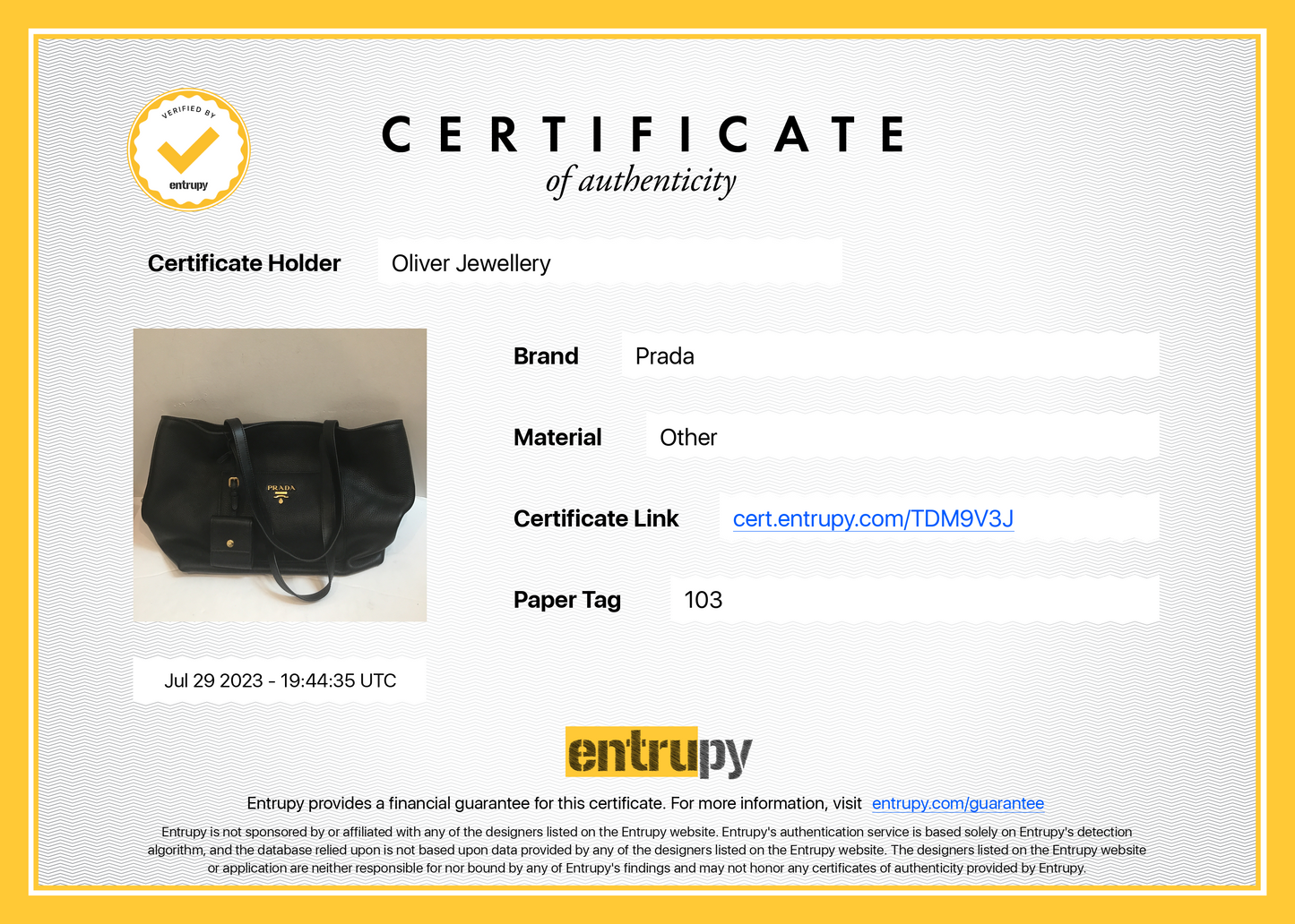 Prada Black Vitello Daino Front Pocket Shopping Tote