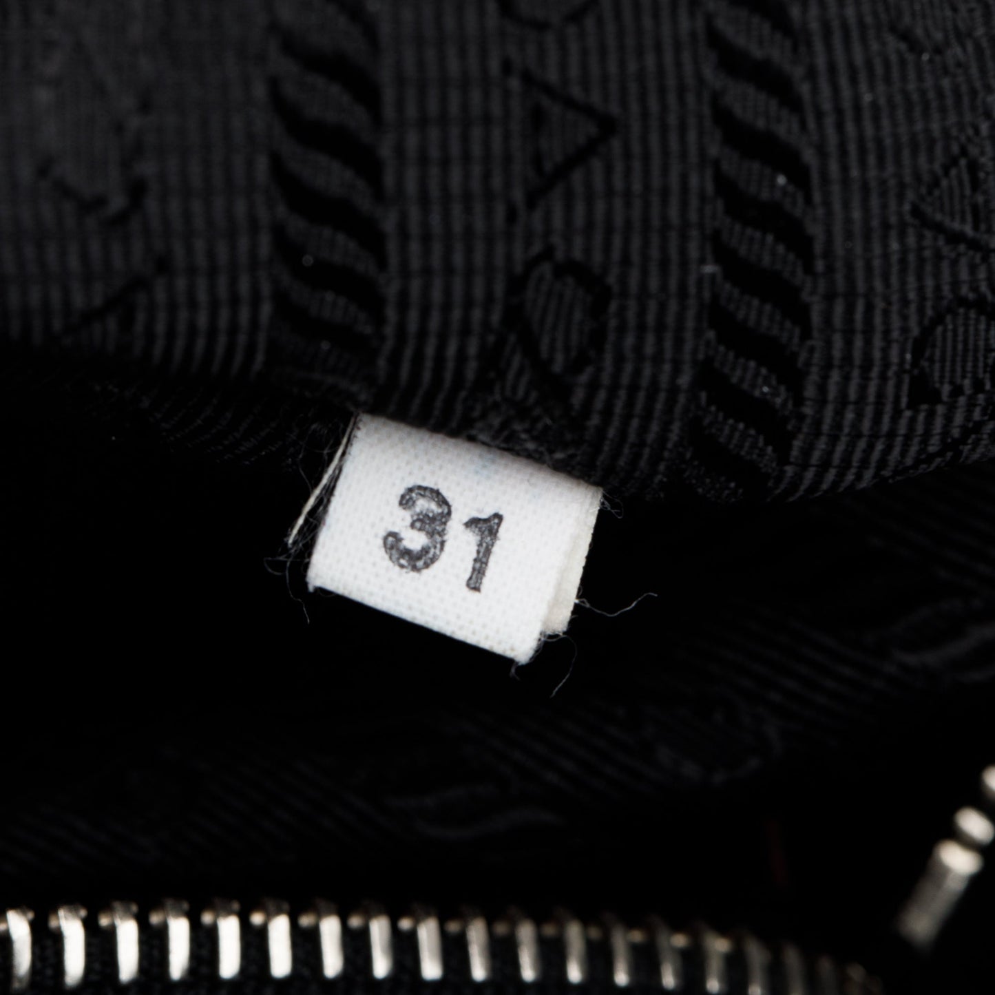 Prada Black Vitello Daino Medium Logo Hobo Bag