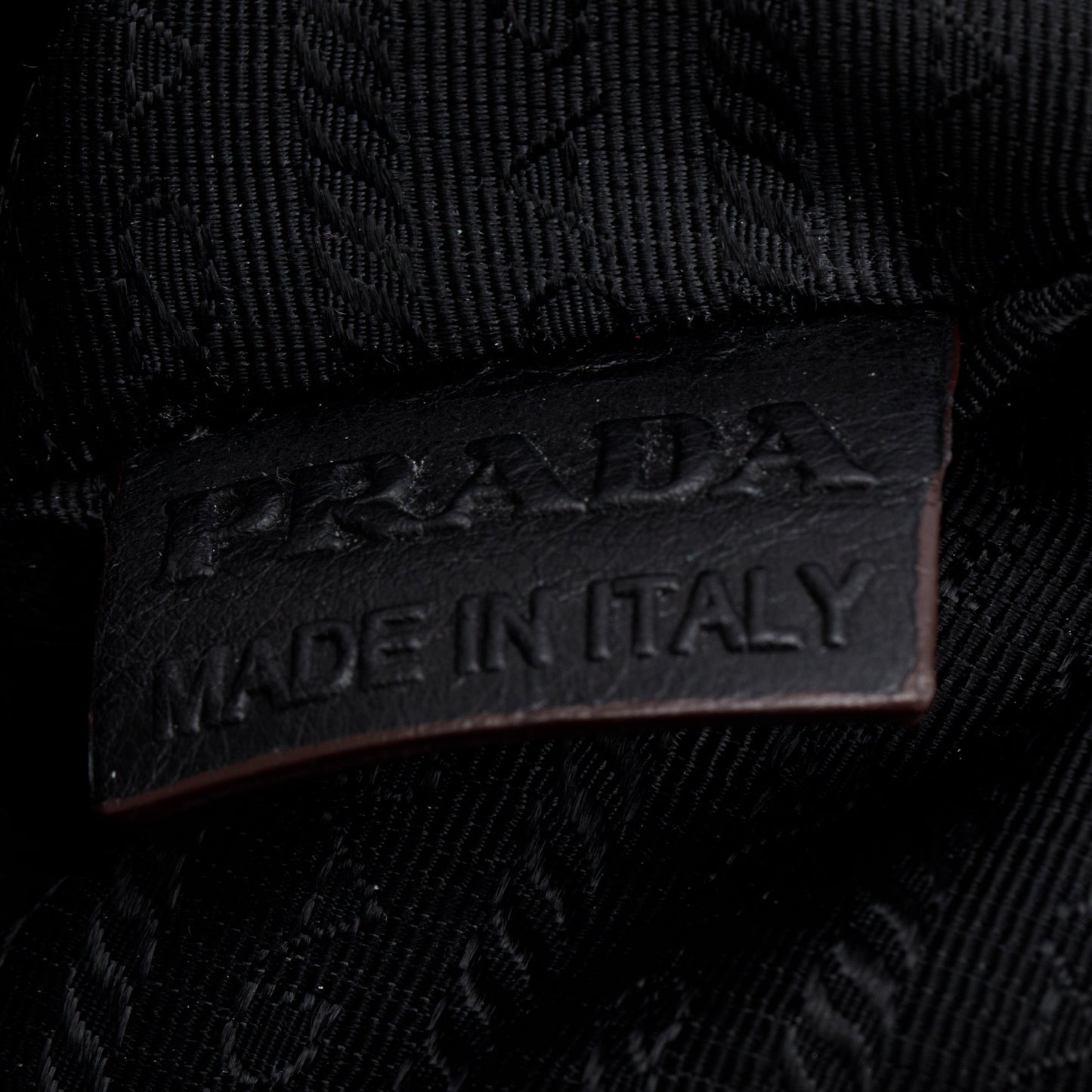 Prada Black Vitello Daino Medium Logo Hobo Bag