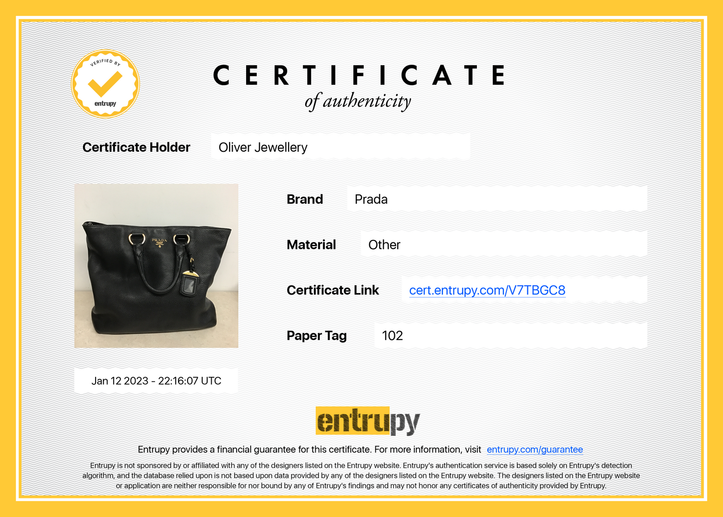 Prada Black Vitello Daino Shopping Tote