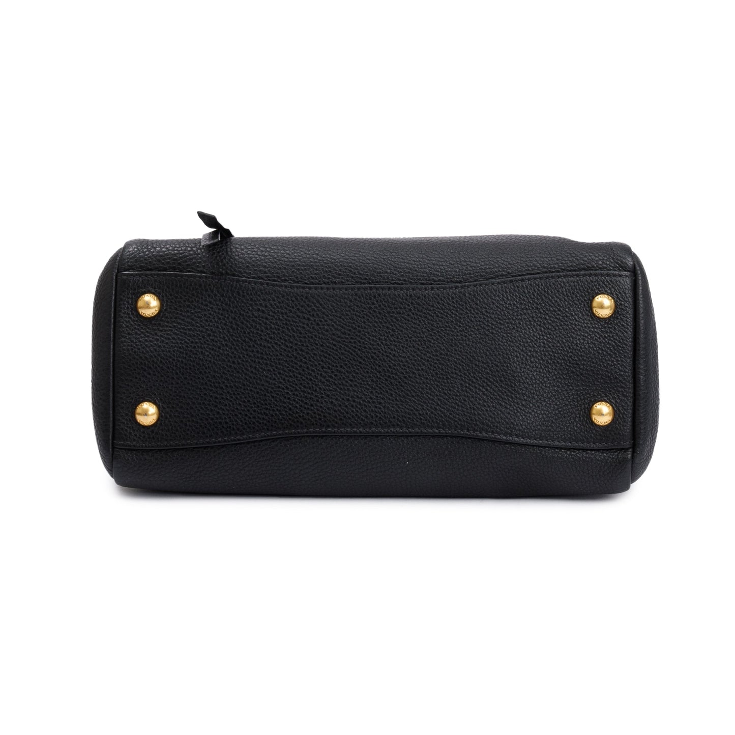 Prada Black Vitello Phenix Leather Pocket Tote