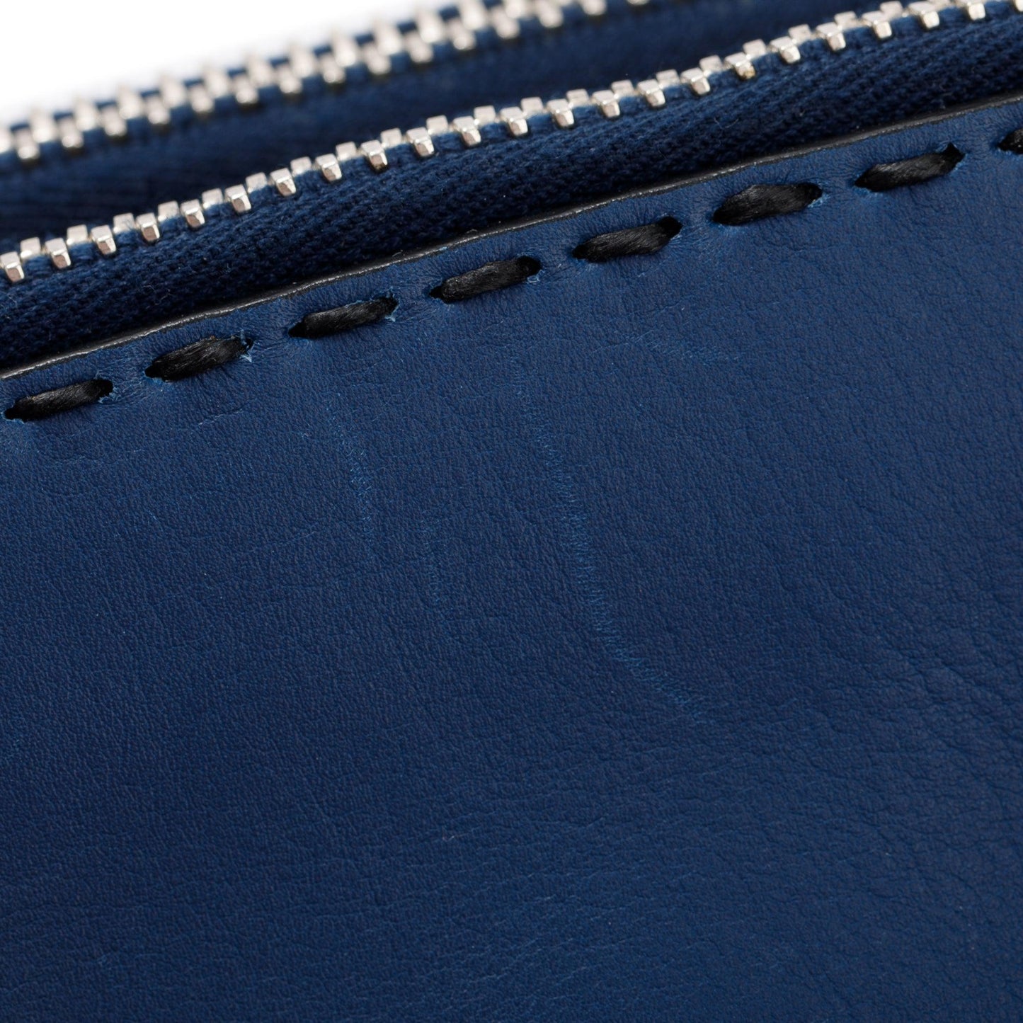 Prada Blue City Calf Small Twin Pocket Tote