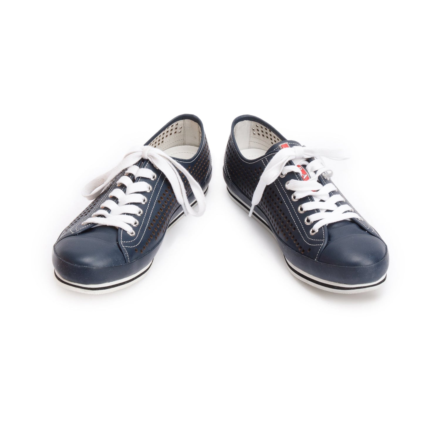 Prada Blue Nevada Fori Men's Sneakers, Size 37