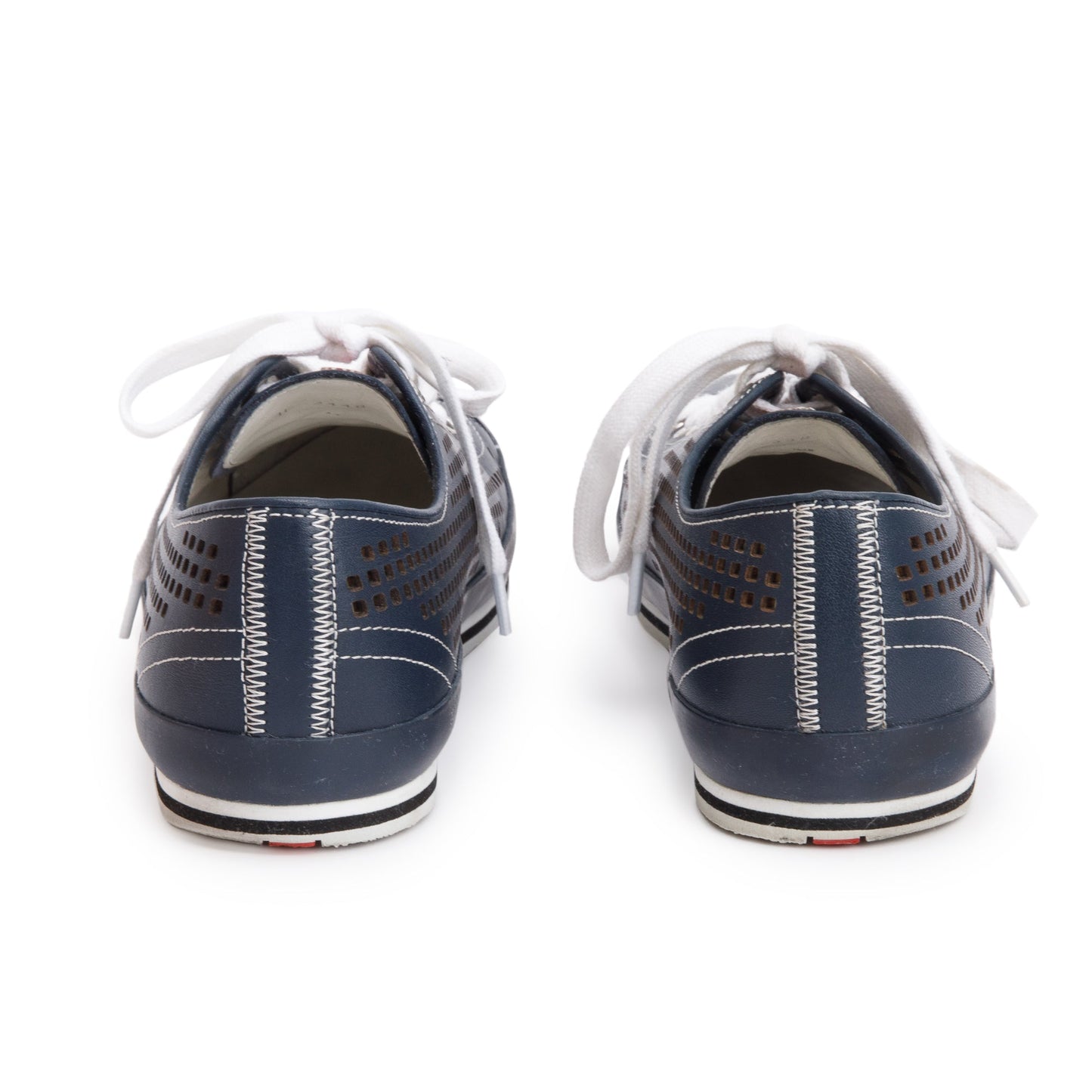 Prada Blue Nevada Fori Men's Sneakers, Size 37