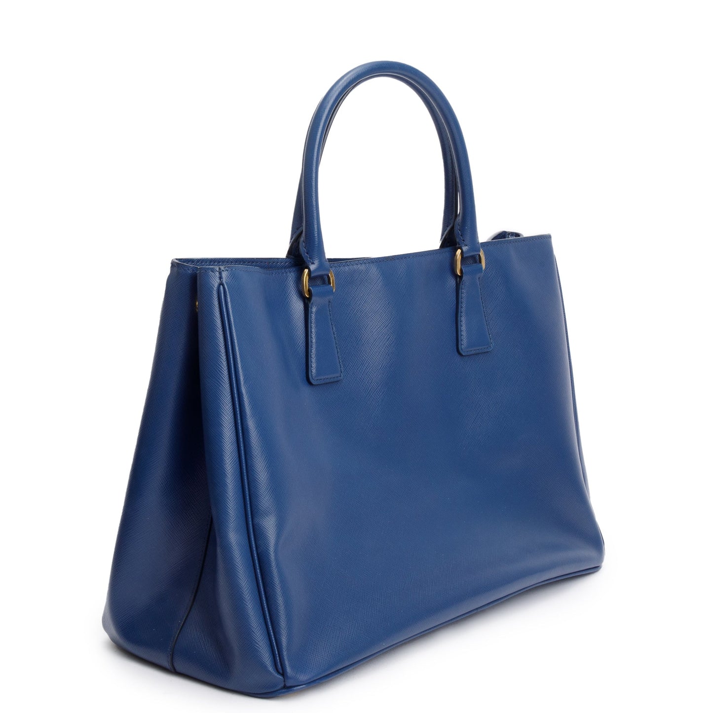 Prada Blue Saffiano Lux Large Galleria Tote