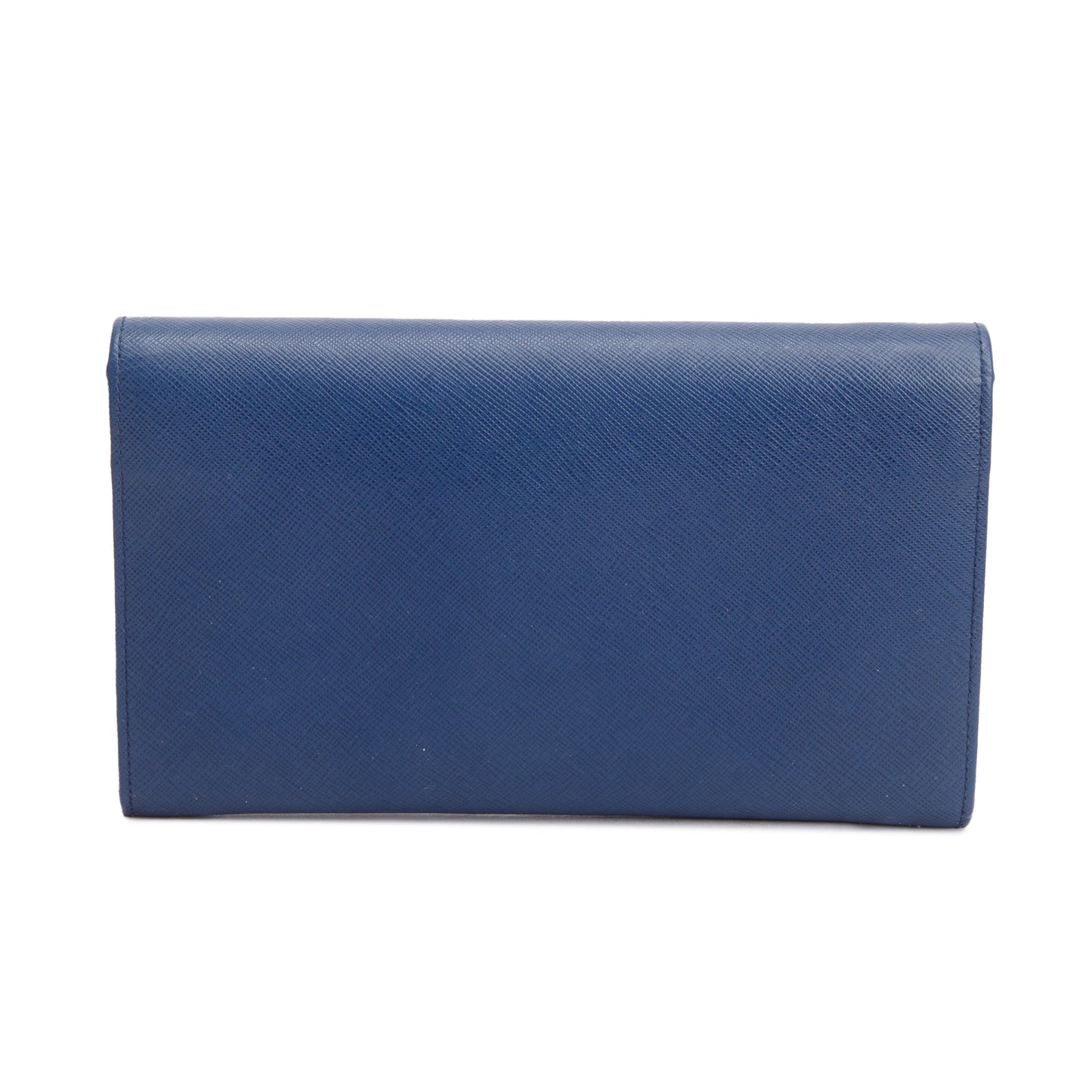 Prada Blue Saffiano Lux Leather Sound Crossbody Bag