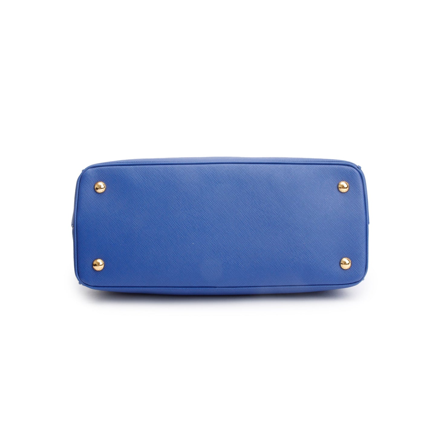 Prada Blue Saffiano Lux Medium Galleria Zip Tote