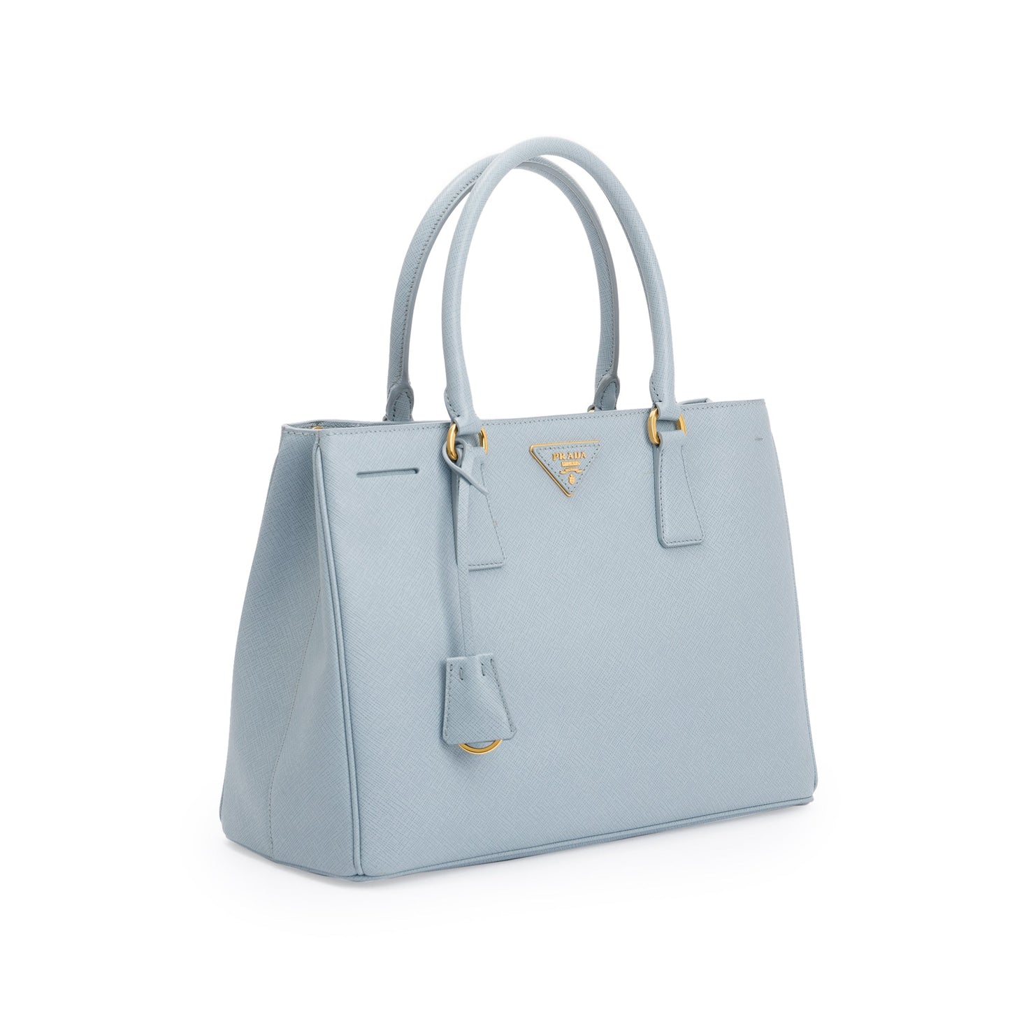 Prada Blue Saffiano Lux Medium Tote
