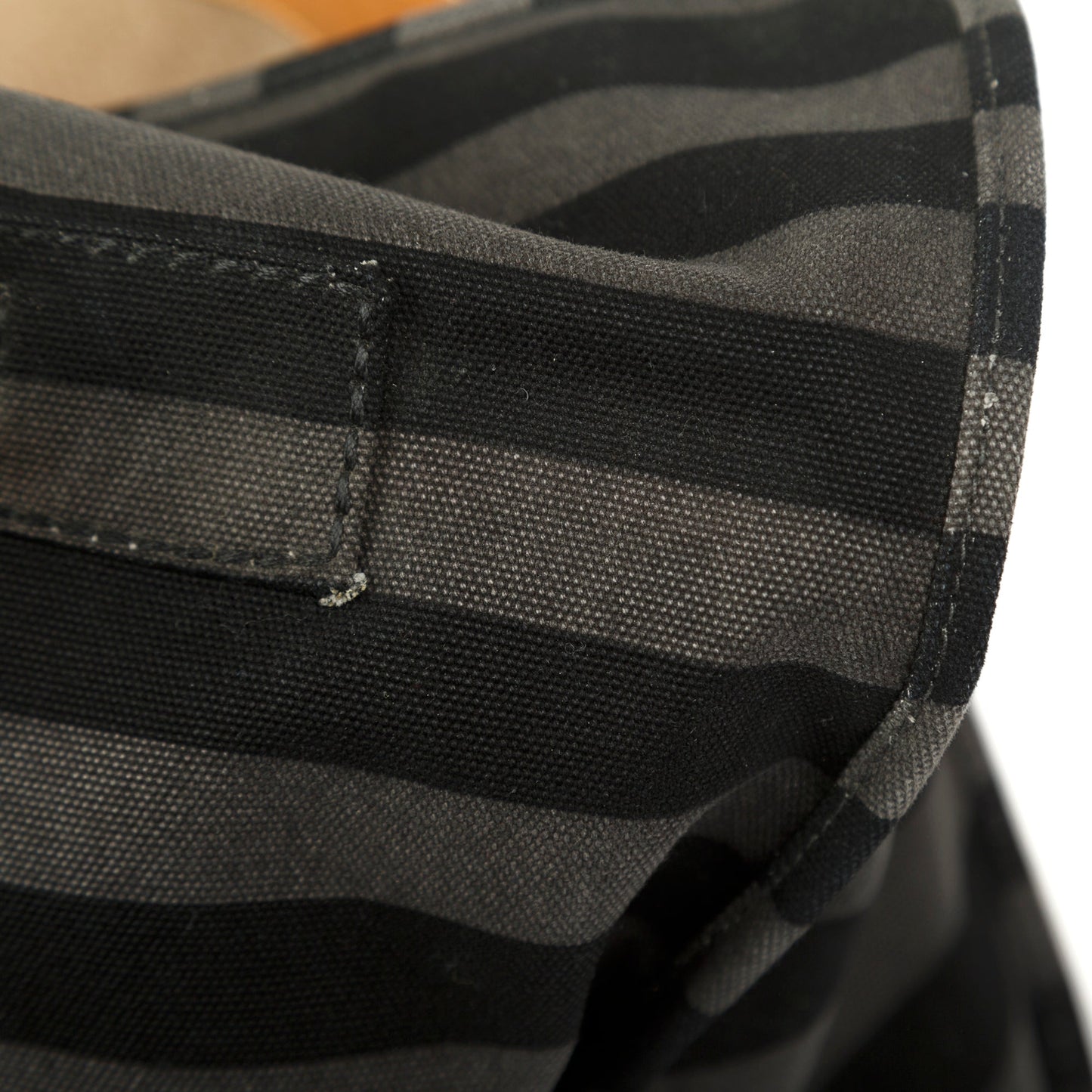Prada Canapa Stripe Messenger Bag