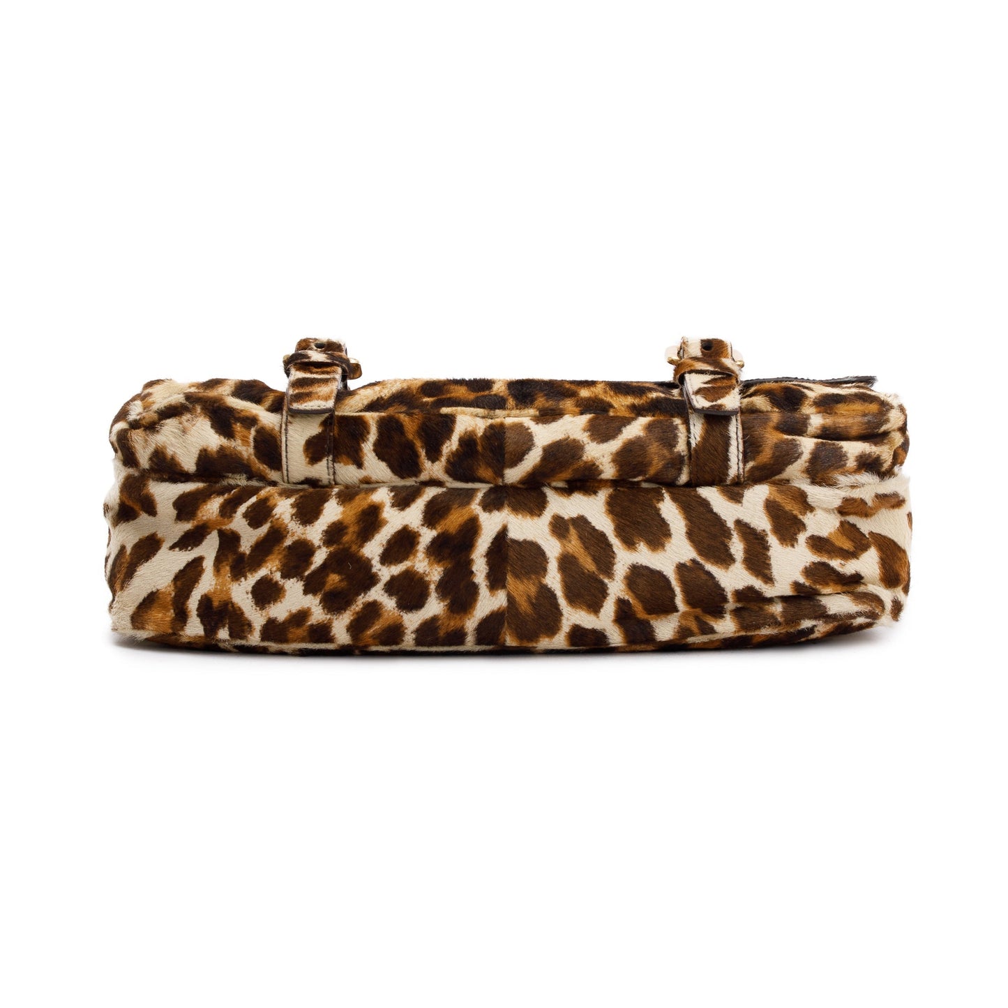 Prada Cavallino Leopard Print Messenger Bag