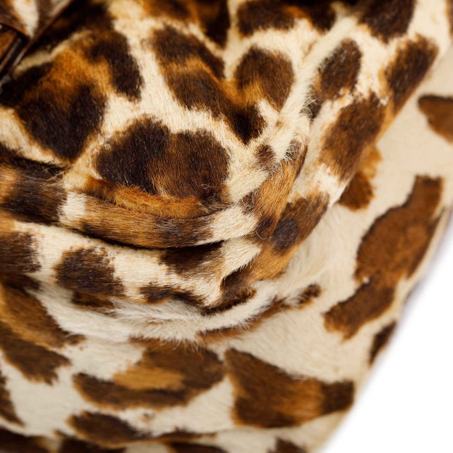Prada Cavallino Leopard Print Messenger Bag