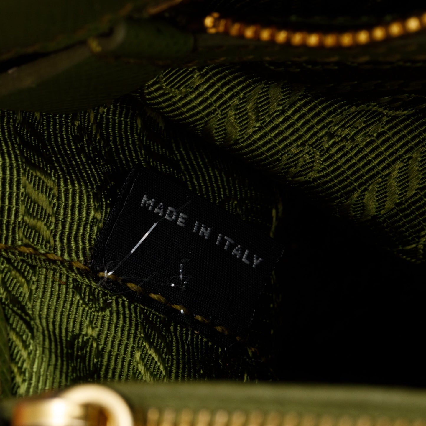 Prada Green Saffiano Lux Small Promenade Tote