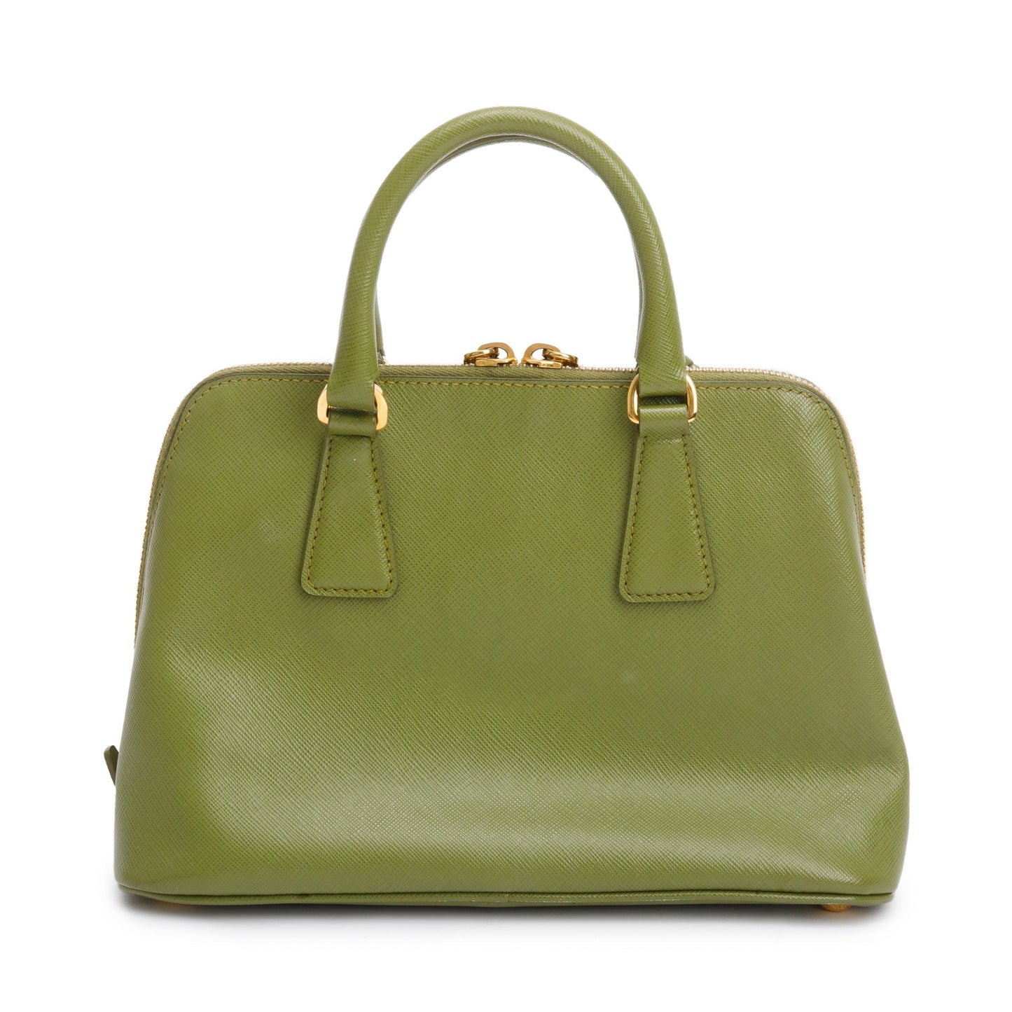 Prada Green Saffiano Lux Small Promenade Tote