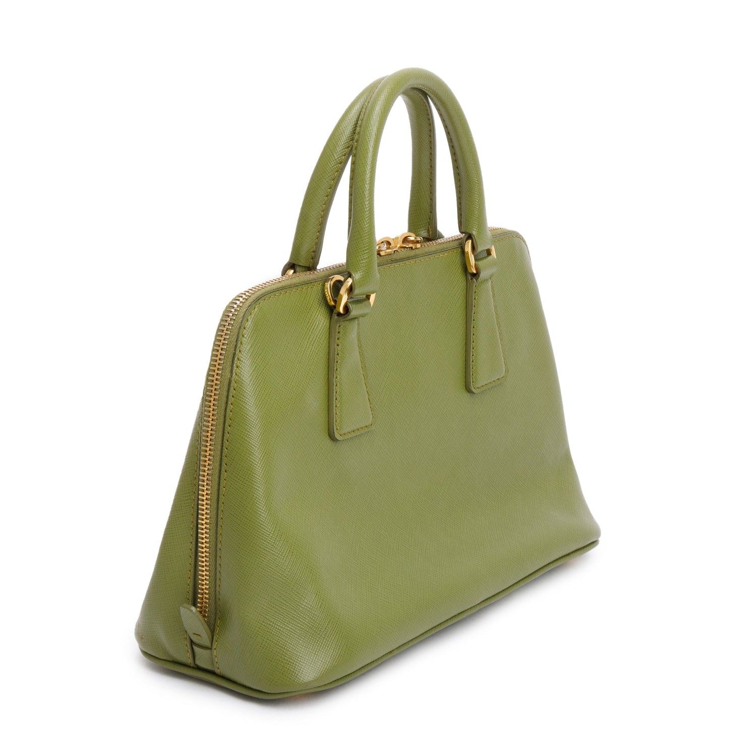 Prada Green Saffiano Lux Small Promenade Tote