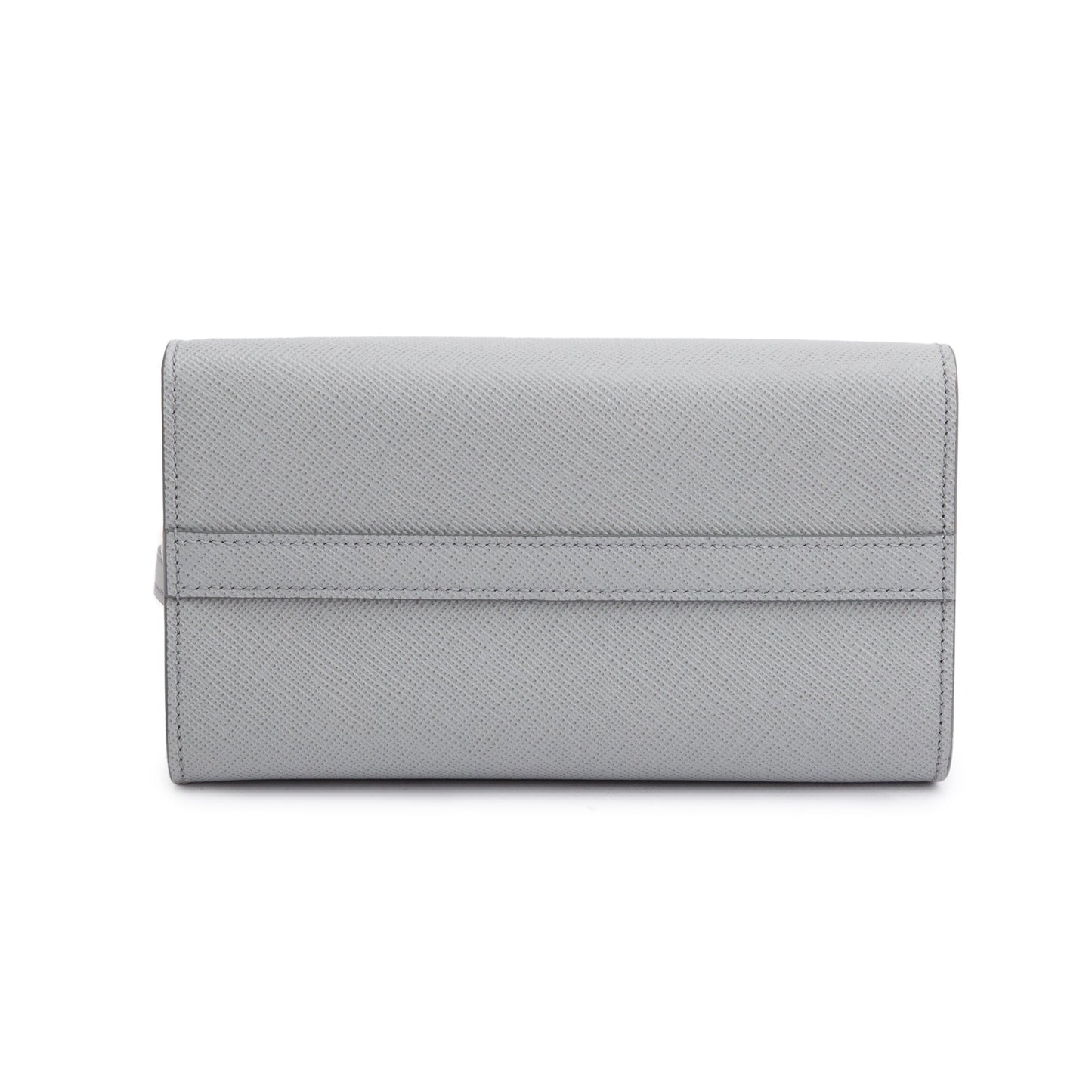 Prada Grey Saffiano Cuir Mini Monochrome Top Handle Tote