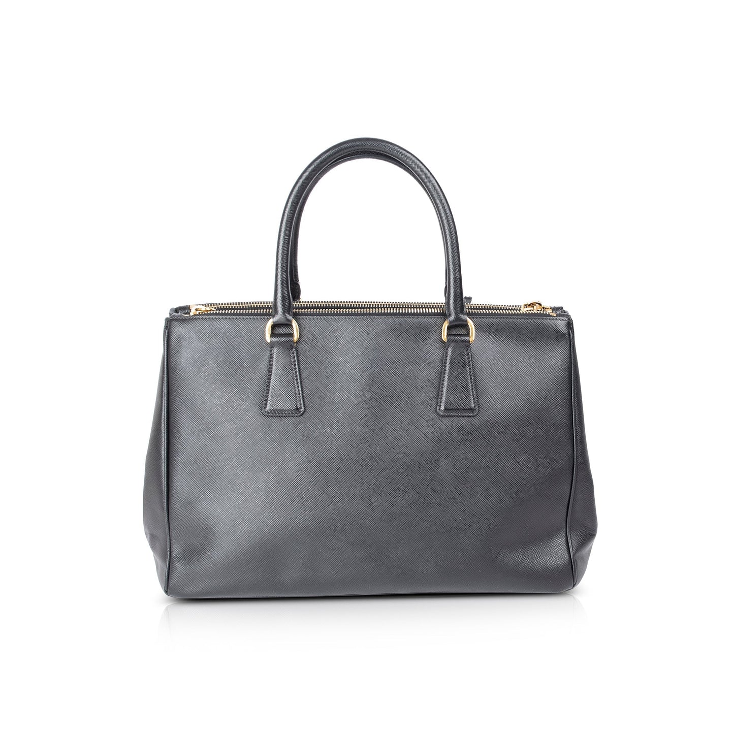 Prada Large Saffiano Lux Galleria Double Zip Tote