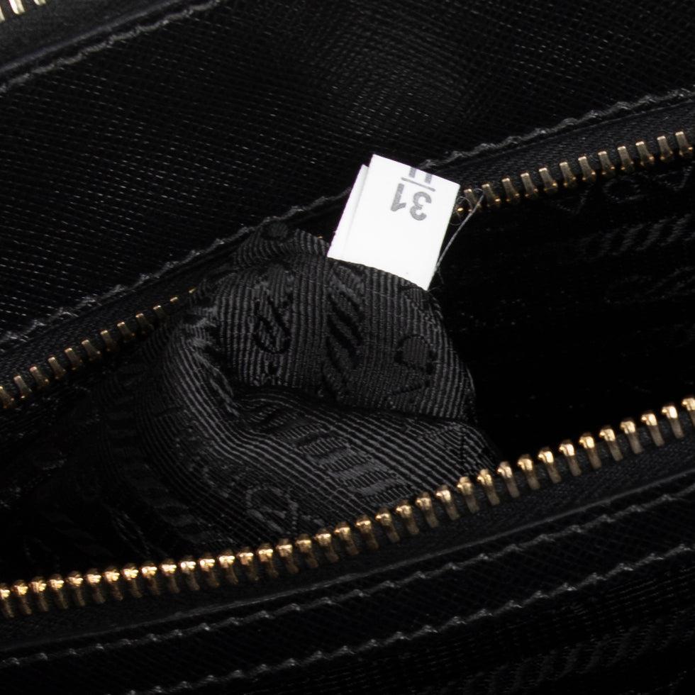Prada Large Saffiano Lux Galleria Double Zip Tote