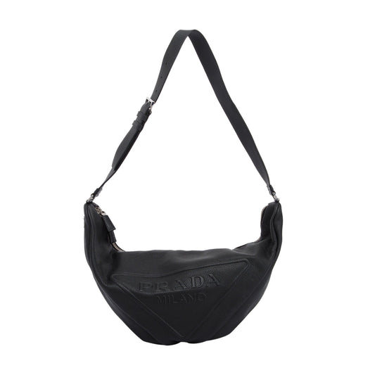 Prada Large Vitello Daino Leather Triangle Bag