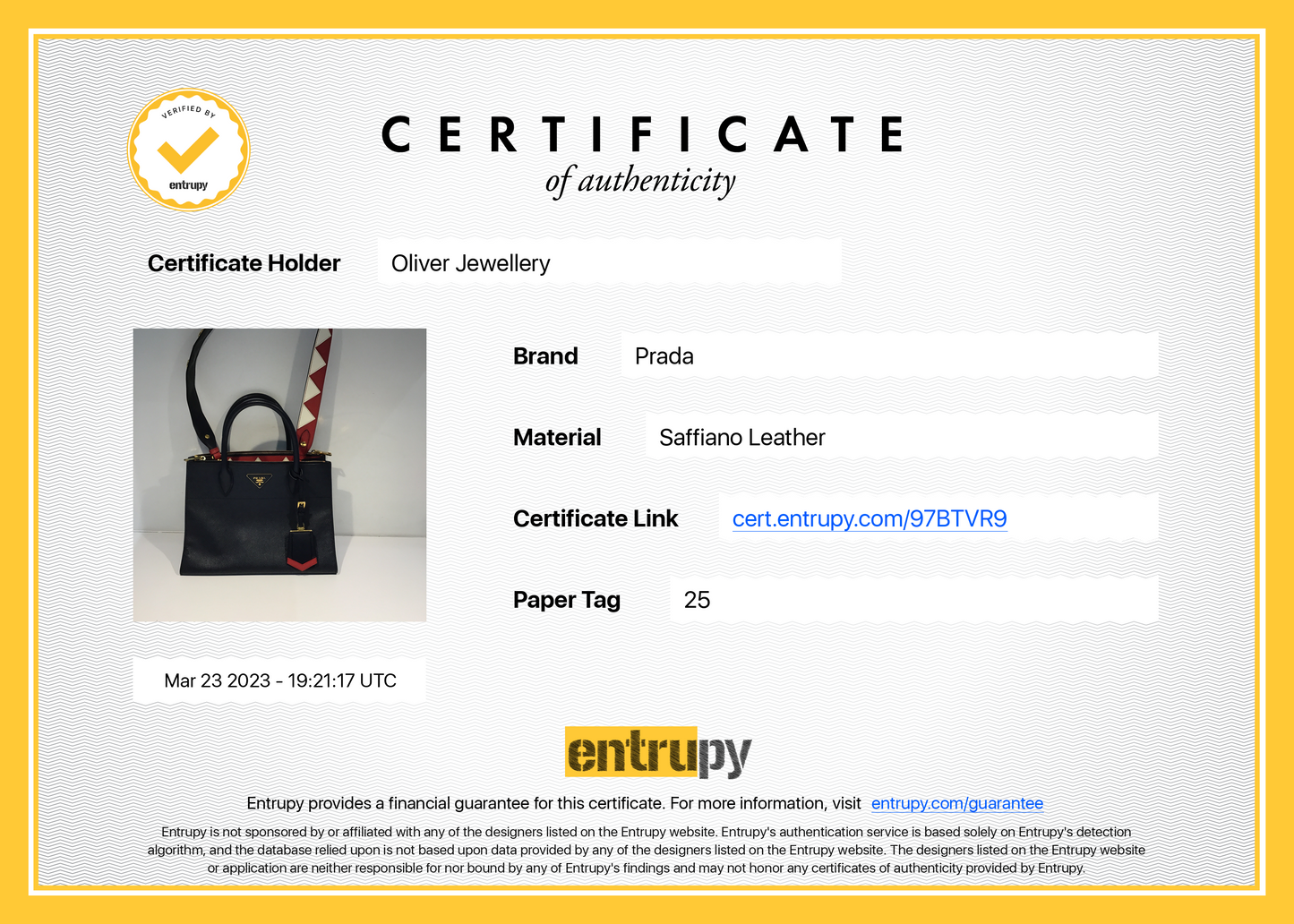 Prada Medium Saffiano & City Calf Leather Paradigme Tote